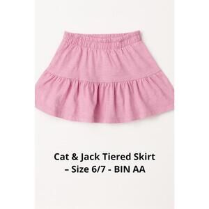 Cat & Jack Tiered Skirt – Size 6/7 – BIN AA
